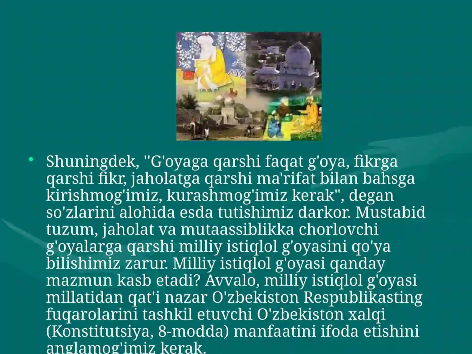 TASAVVUFTA`LIMOTI RIVOJINING O`ZIGA XOS XUSUSIYATLARI 4