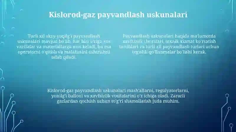 Payvandlash dastgohlari haqida ma‘lumot 4