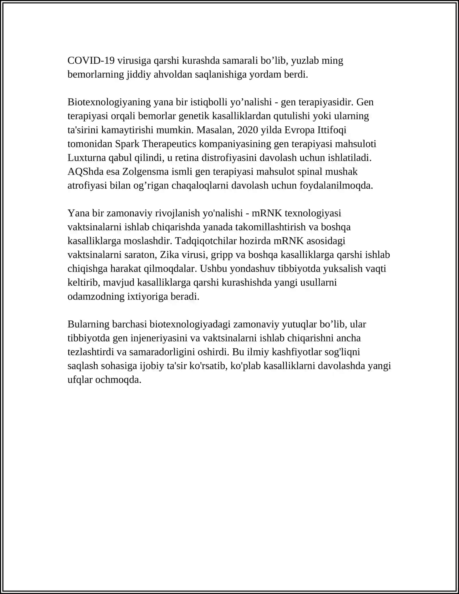 Gen injeneriyasi va vaktsinalarning zamonaviy usullari 4