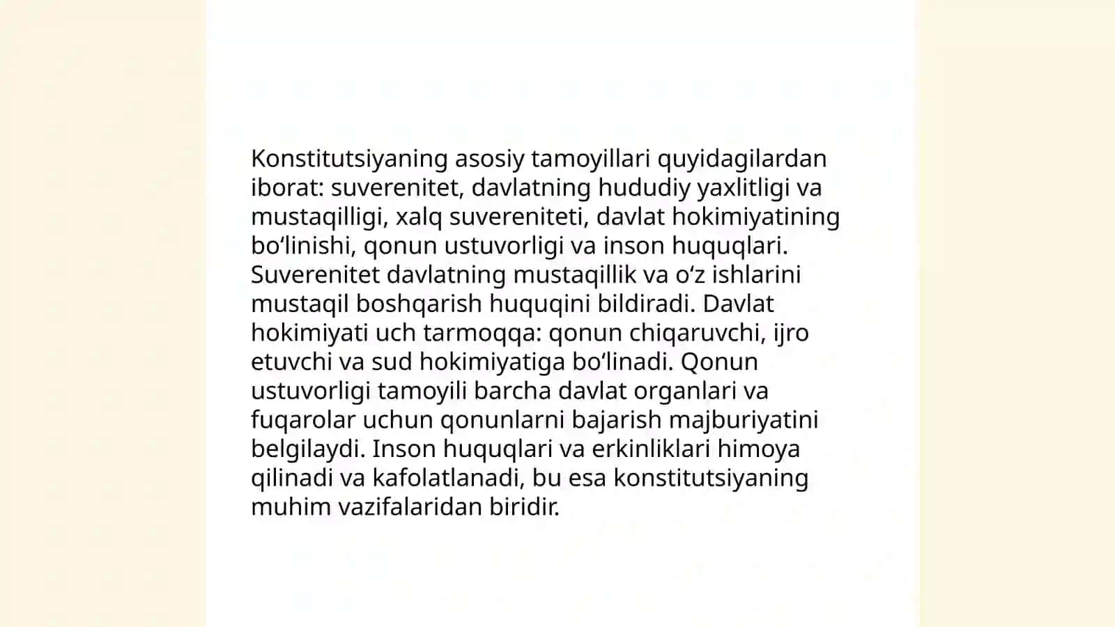 O'zbekiston Konstitutsiyaviy taraqiyotining asosiy bosqichlari 4