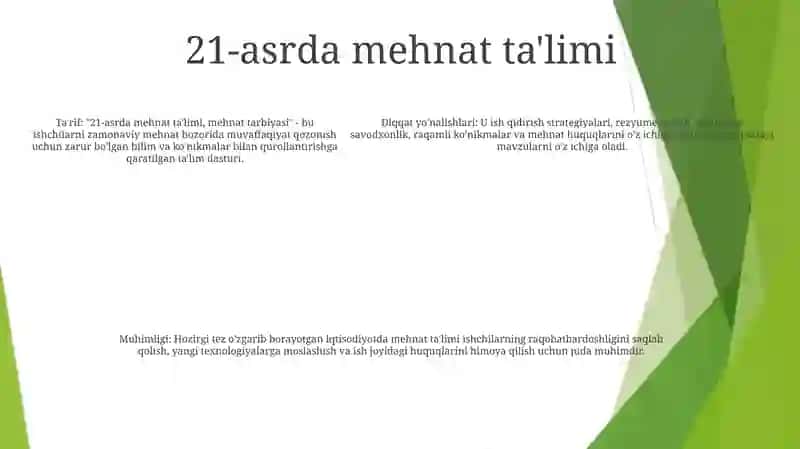 Mehnat Tarbiyasi 4