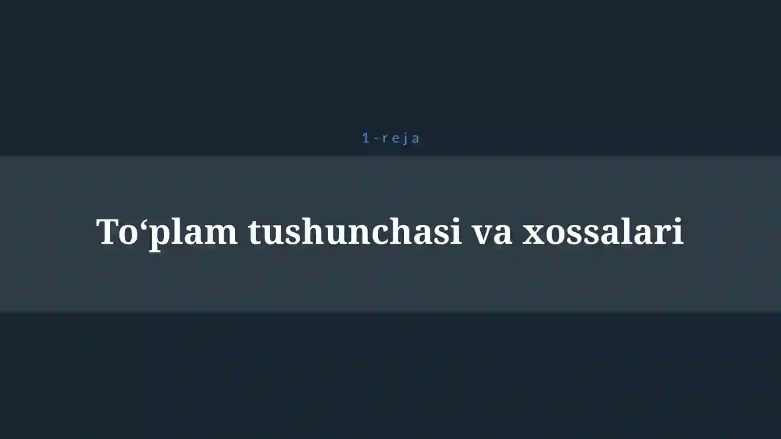 TO’PLAMLAR VA ULAR USTIDA AMALLAR 4