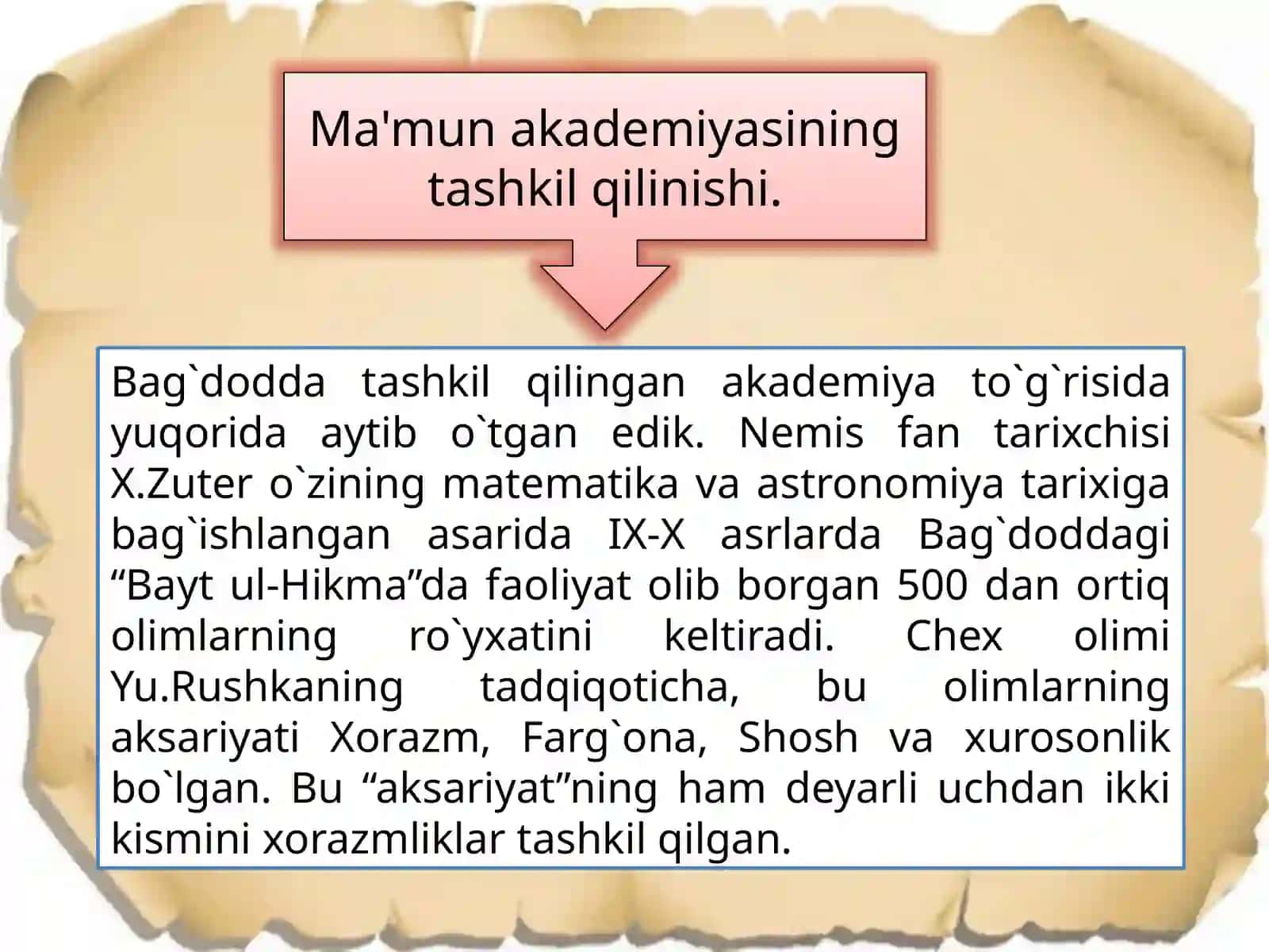Markaziy Osiyo xalqlari uzoq tarixga egadir 4