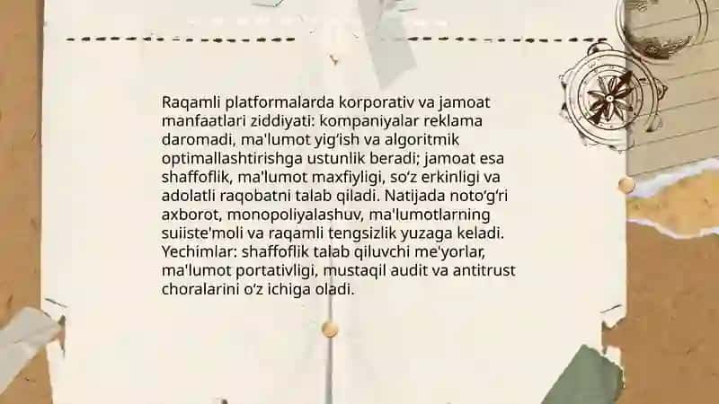 Axborotlashgan va raqamli jamiyatda manfaatlar tо‘qnashuvi 4
