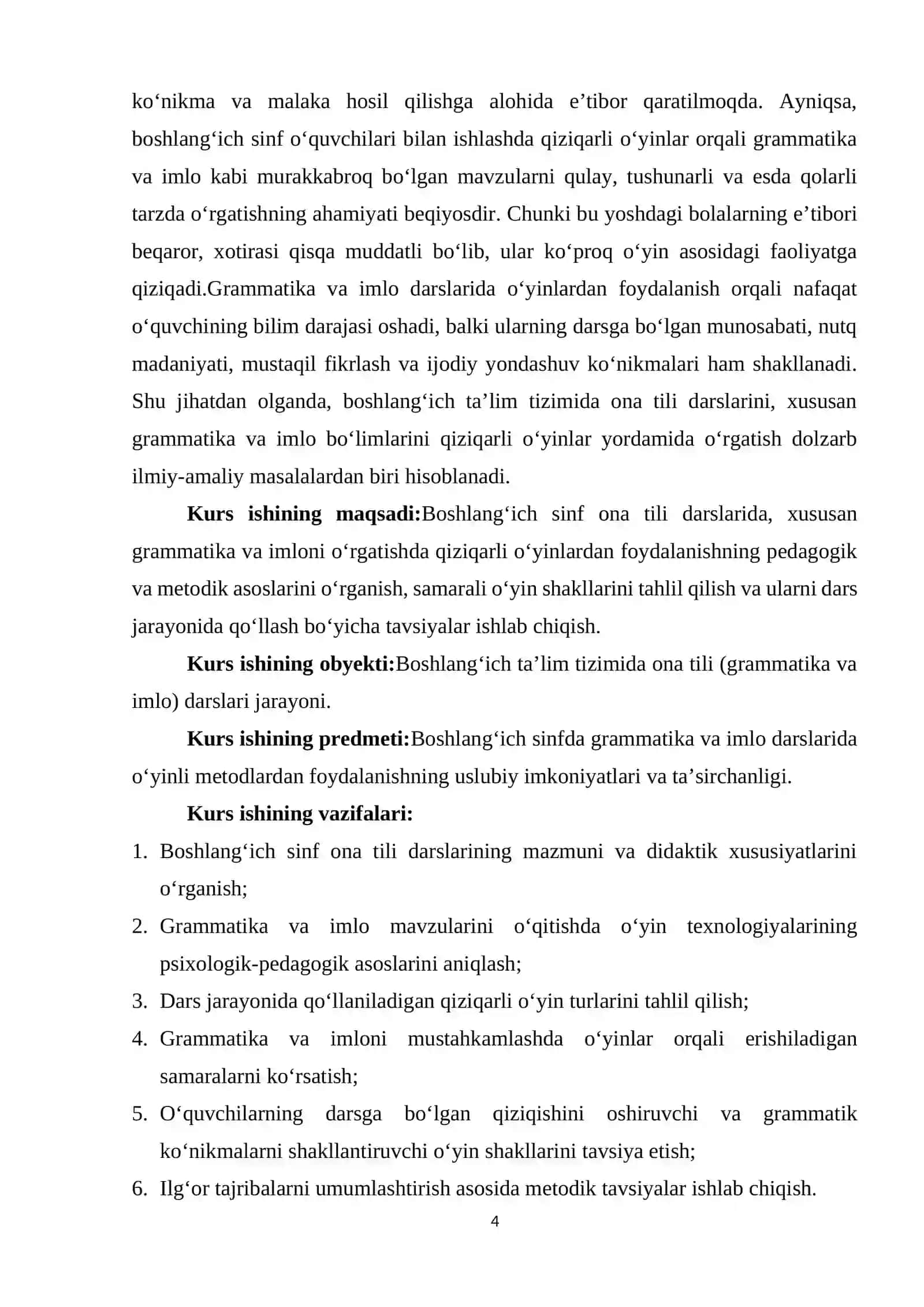 Boshlang’ich sinf grammatika va imlo darslarida qiziqarli o’yinlardan foydalanish 4