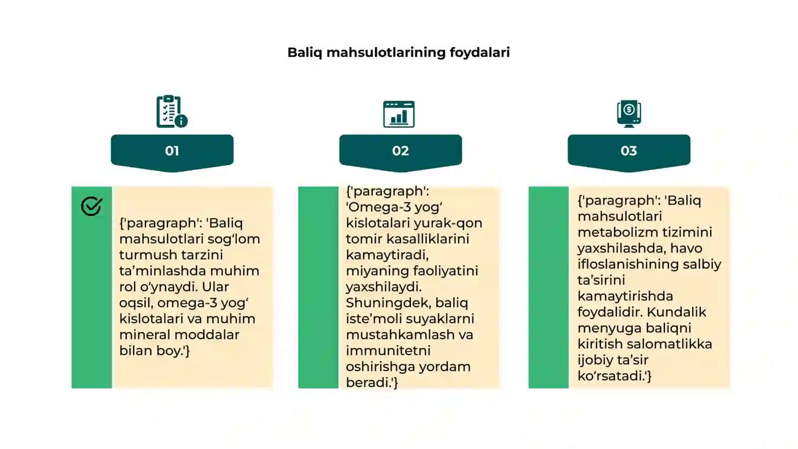 Go'sht va baliq mahsulotlarining ozuqaviy qiymati 4