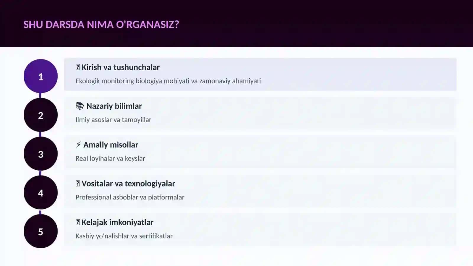 Ekologik monitoring biologiya 4