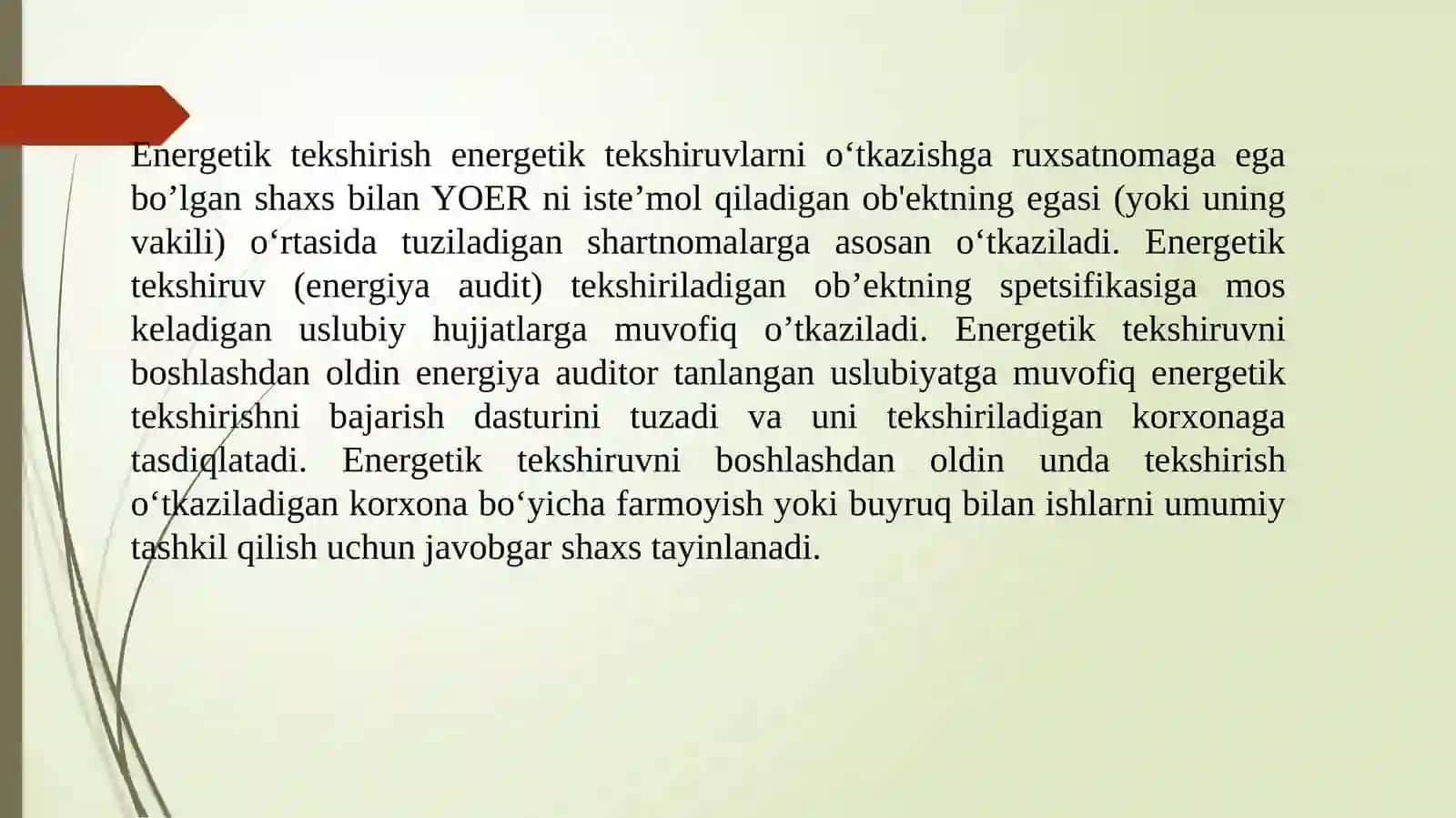 Energetik tekshiruvlari o‘tkazishni uslubiy ta'minlash 4