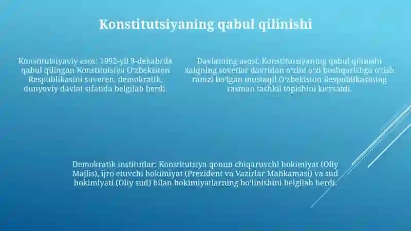 O'Zbekiston Respublikasining Milliy Davlatchiligining Rivojlanishi 4