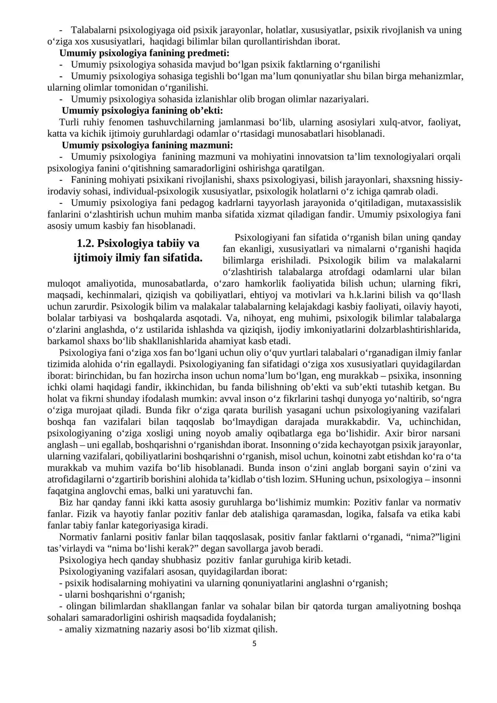 PSIXOLOGIYA FANINING PREDMETI VA RIVOJLANISH TARIXI 4