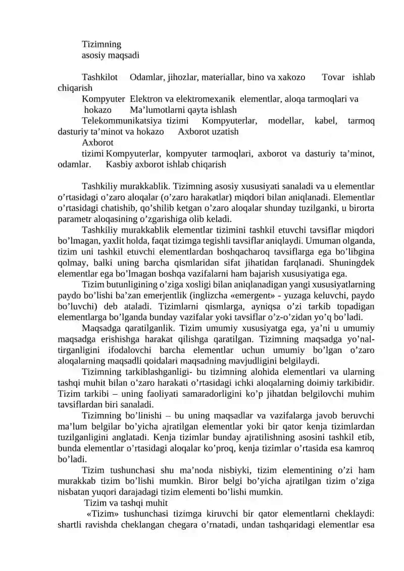 Avtomatlashtirilgan axborot tizimlari 4