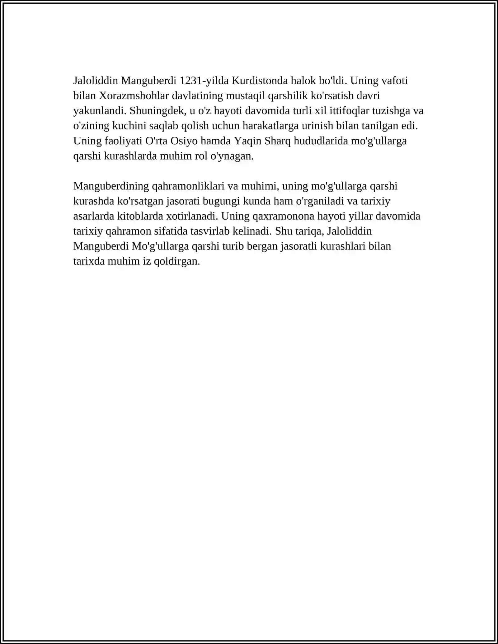 JALOLIDDIN MANGUBERDI VATAN HIMOYACHISI 4