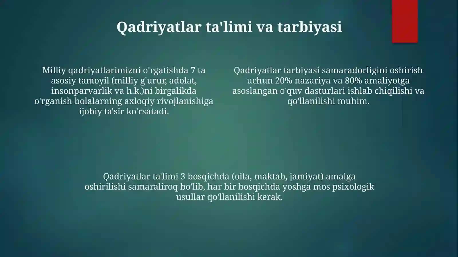 Jamiyatvainsonhayotidaqadriyatlarningroli 4