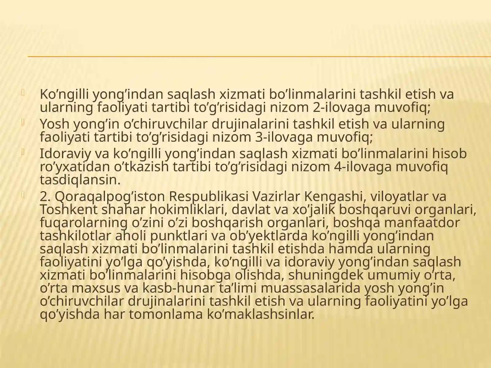 Yong’in xavfsizligini ta’minlashning huquqiy - me’yoriy asoslari 4