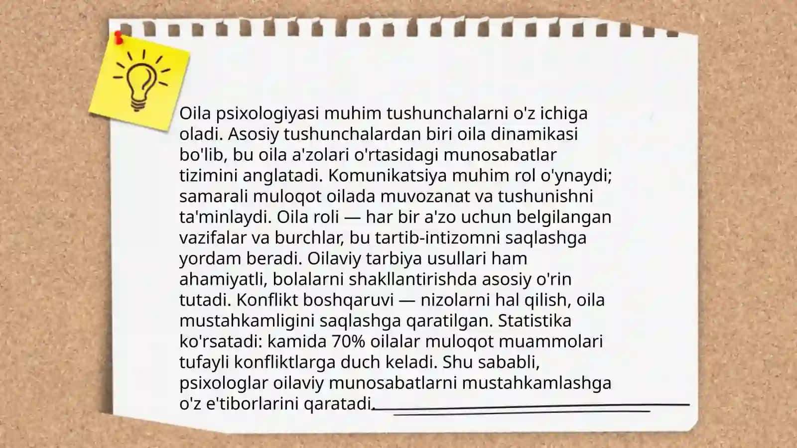 Musulmon davlatlar psixologlarining oila haqidagi tushunchalari 4