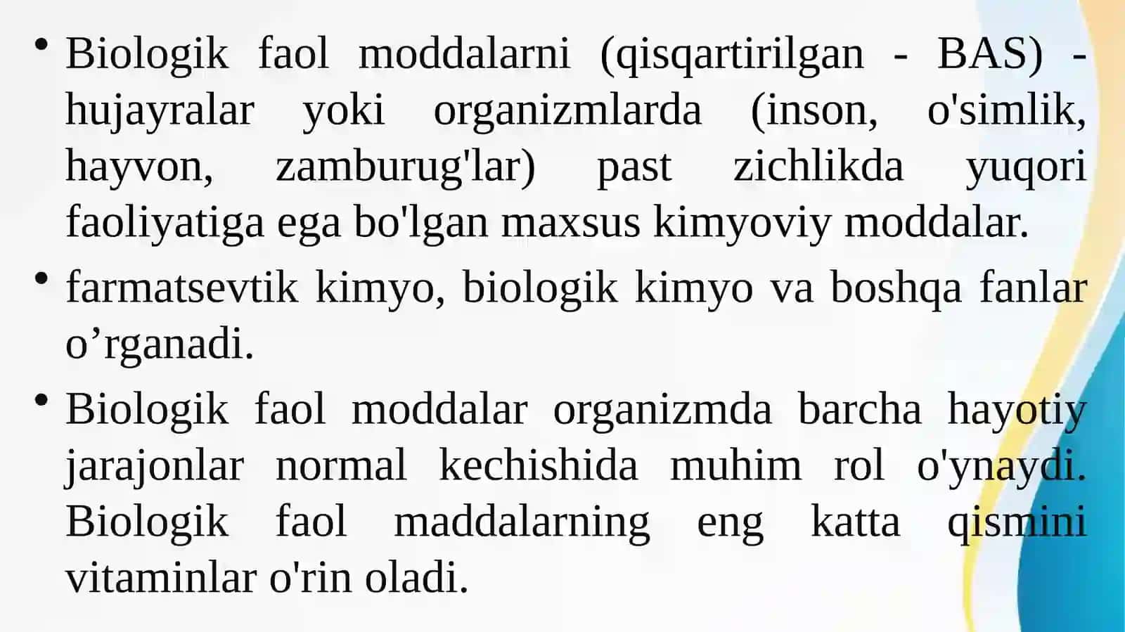 O’SIMLIK SHIFOBAXSHLILIK 4