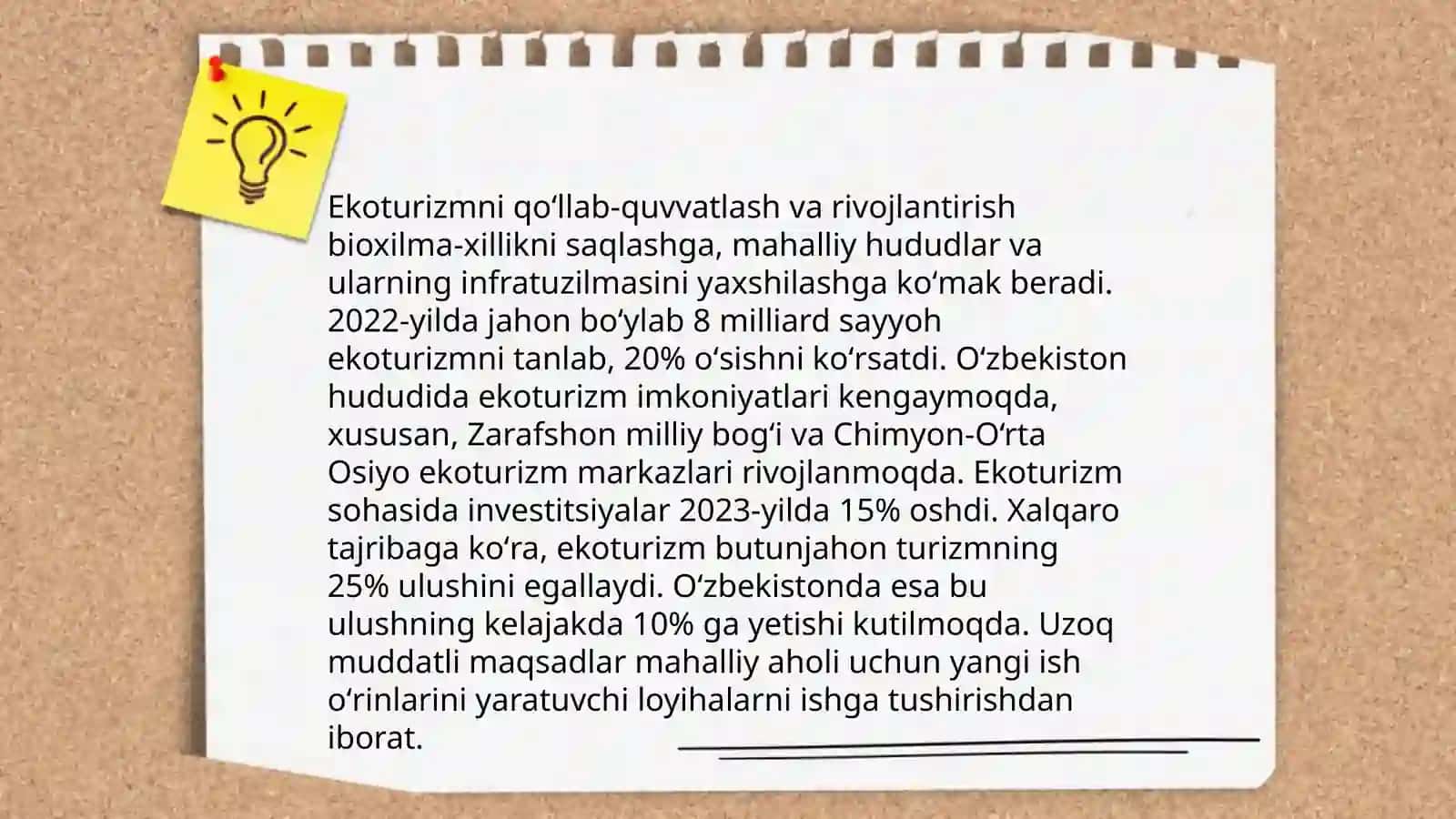 Islohotlarning yangi bosqichida turizm boʻyicha strategik vazifalar 4