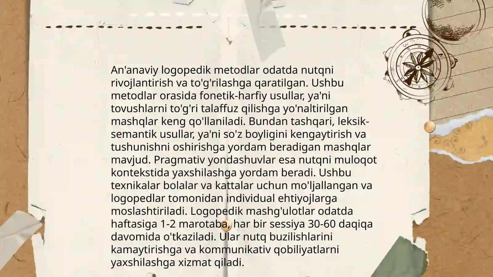 Logopedik tekshiruvda an'anaviy yondashuv va logopedik tekshiruvning mazmuni va mohiyati 4