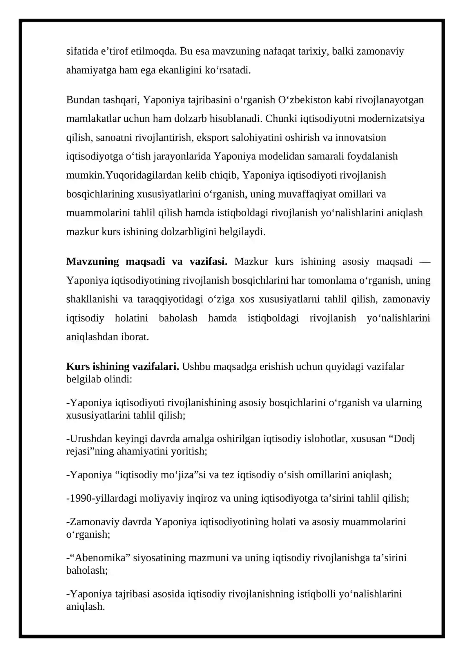 YAPONIYA IQTISODIYOTINING RIVOJLANISH XUSUSIYATLARI 4