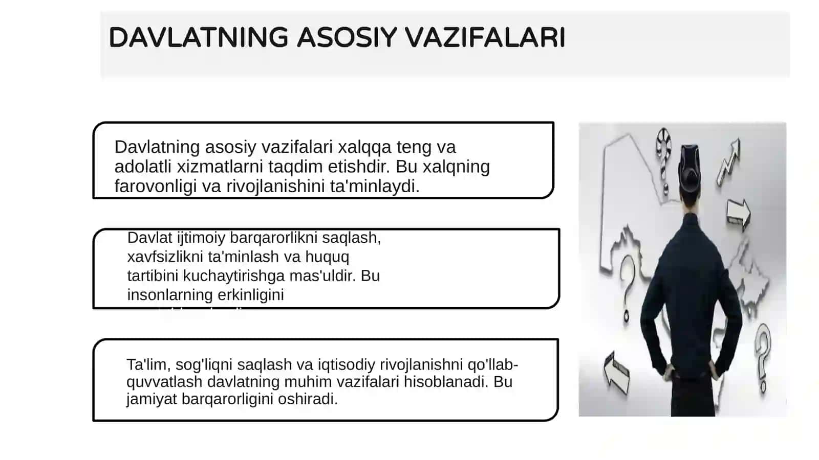 Davlatning funksiyalari 4