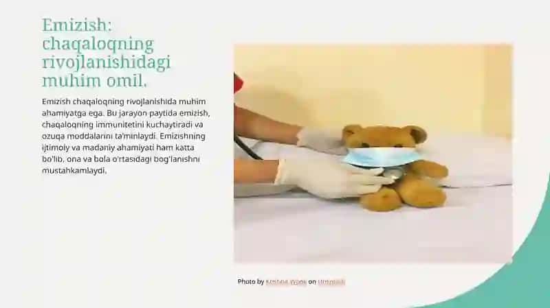 Chaqaloqlarda fiziologik davr:koʻkrak bilan boqish 4