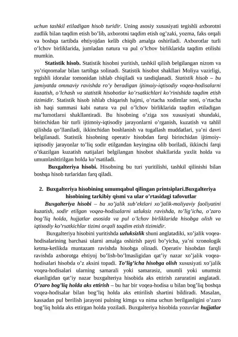 "BUXGALTERIYA HISOBI" FANINING PREDMETI VA METODI 4
