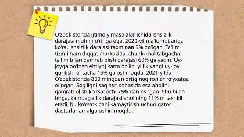 Dunyoning ishlari asari mavzusi bo'yicha 4