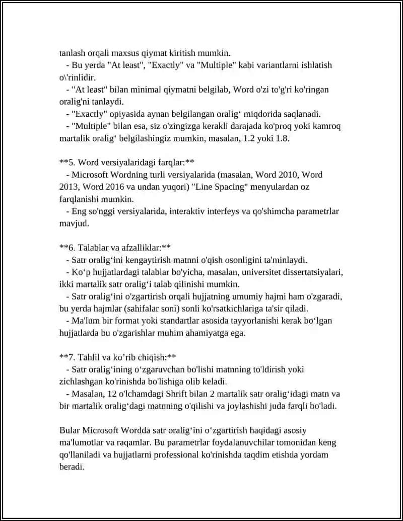 WORTDA INTERVALLAR BILAN ISHLASH 4