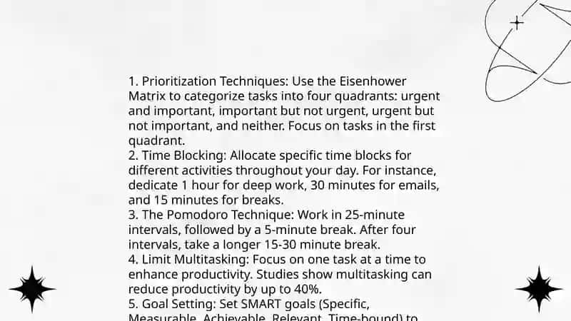 The relationship between stress levels and time management in research 4