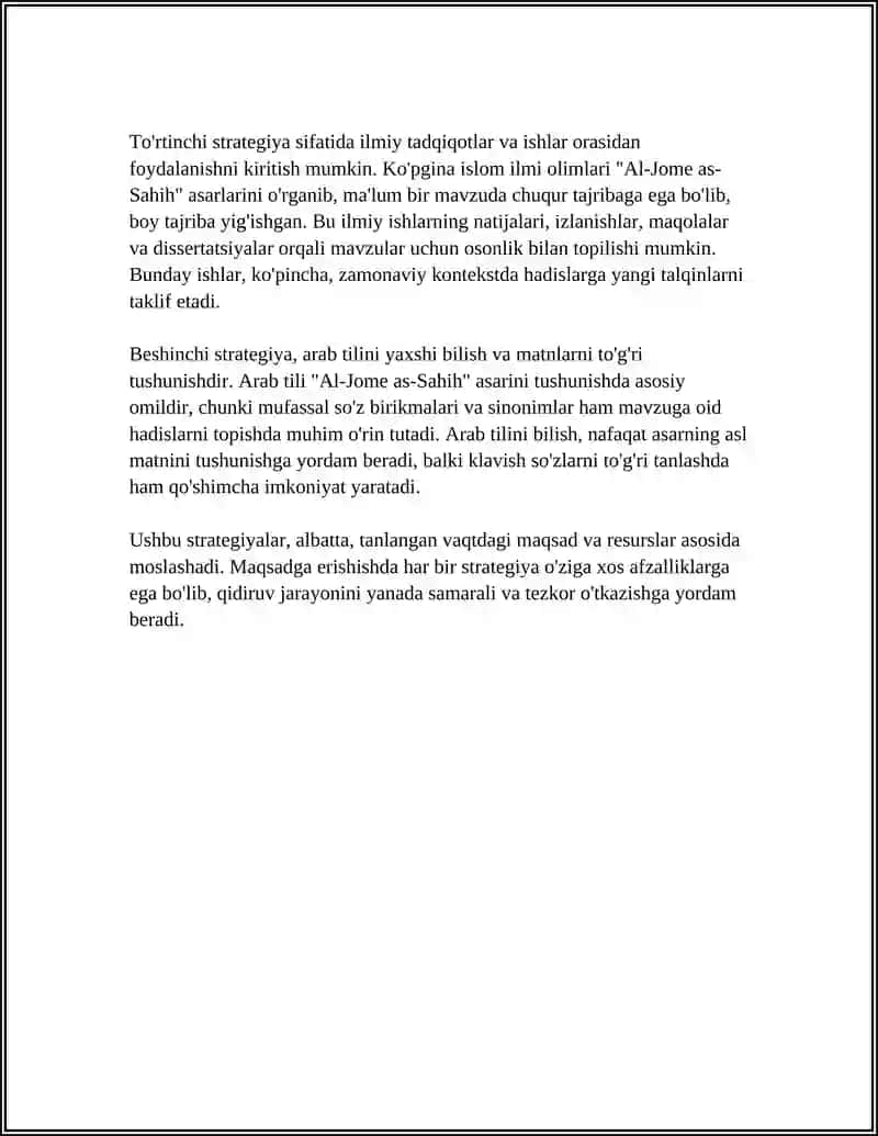 AL-JOME AS SAHIHDAN MALUMOT TOPISH 4