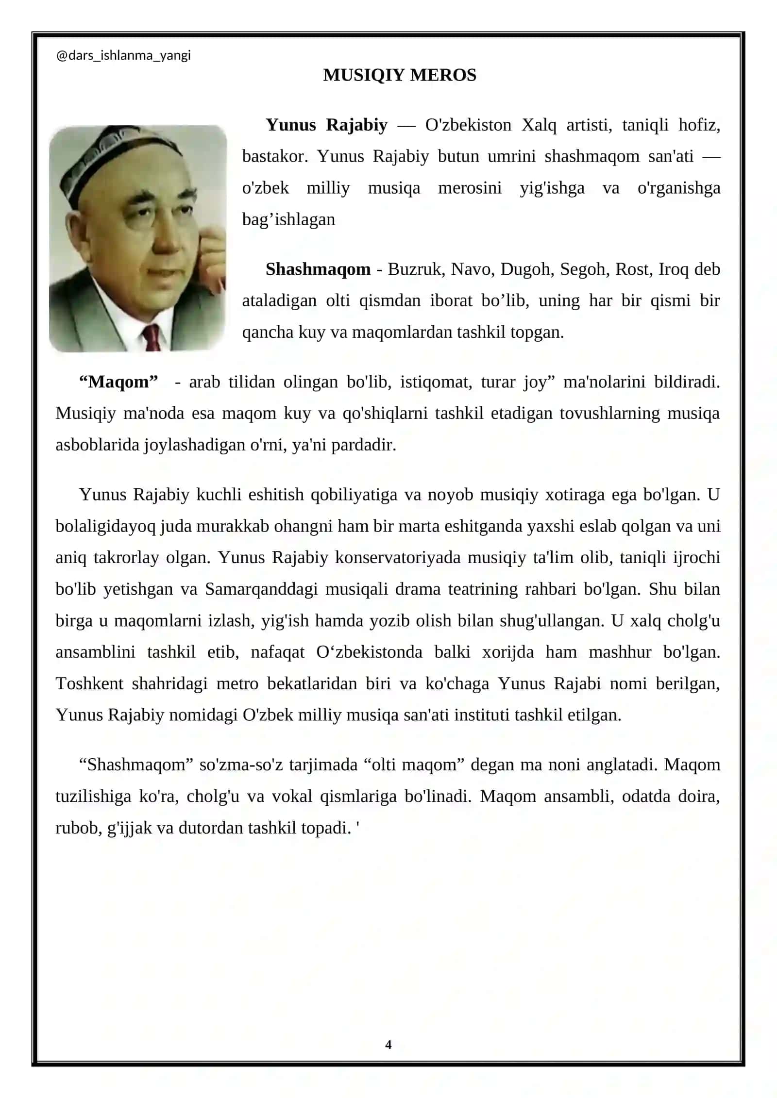 3-SINF MUSIQA FANIDAN DARS ISHLANMASI 4