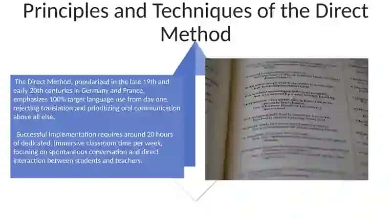 Direct Method of English Language Pedagogy 4