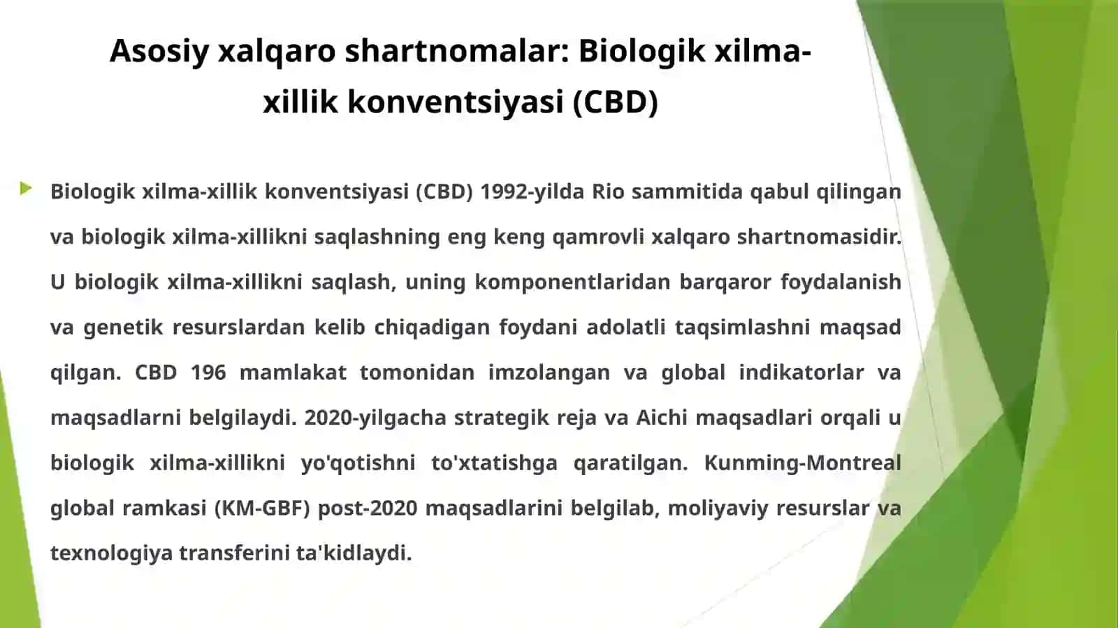 Biologik xilma-xillik nisqalash sohasida xalqaro aloqalar 4