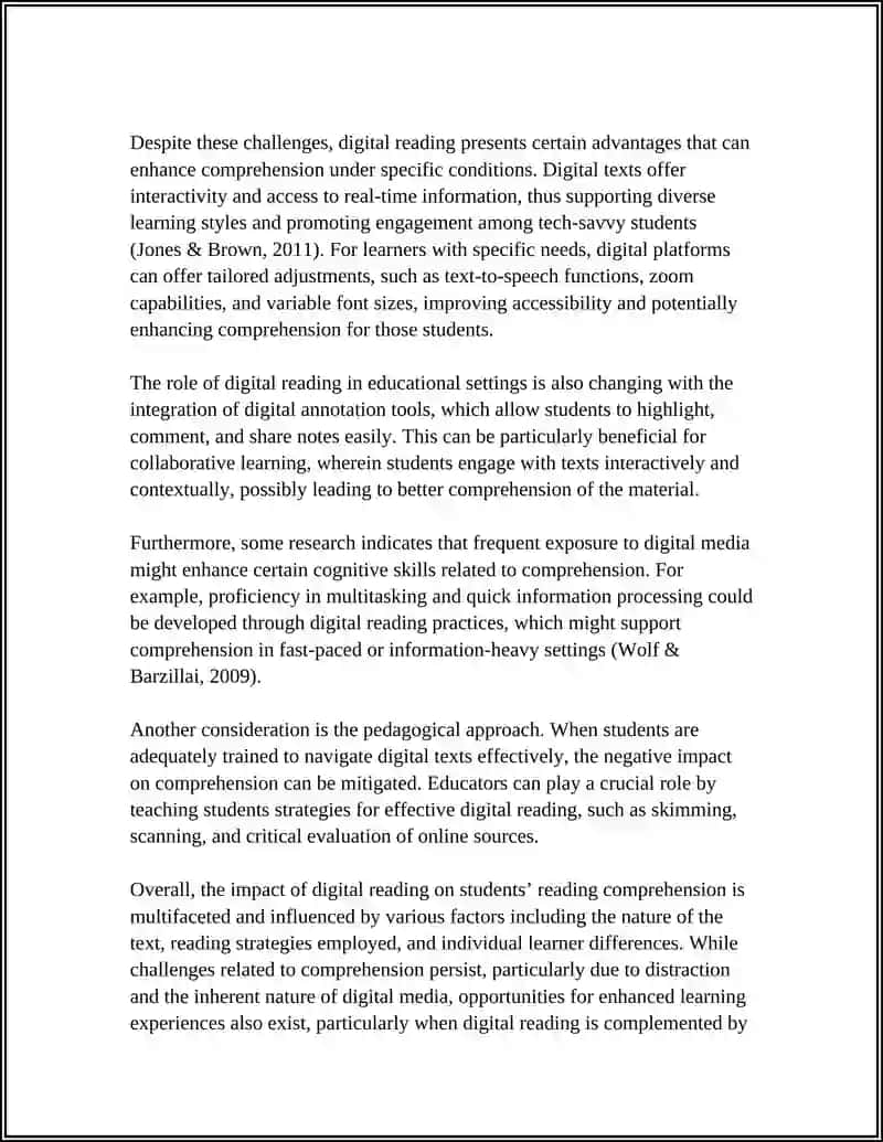Impact of Digital Reading on Students’ Learning 4