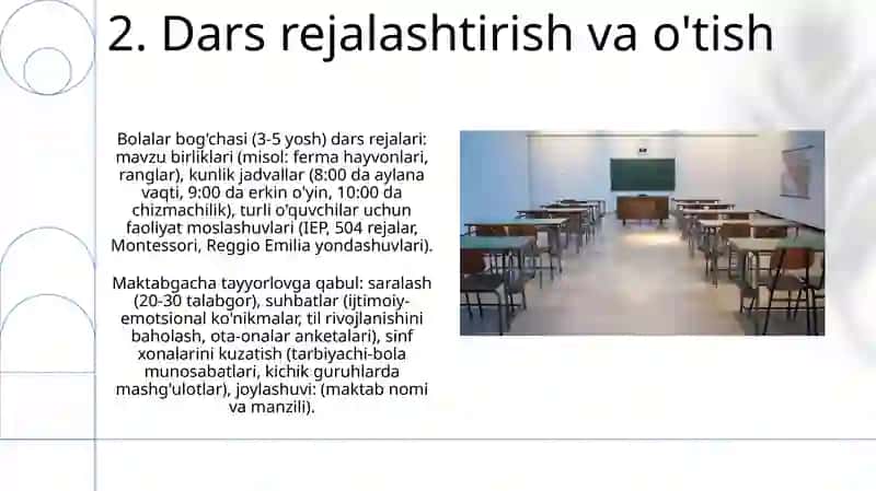Maktabgacha talimda applikatsiya oʻrgatishning vazifalari 4