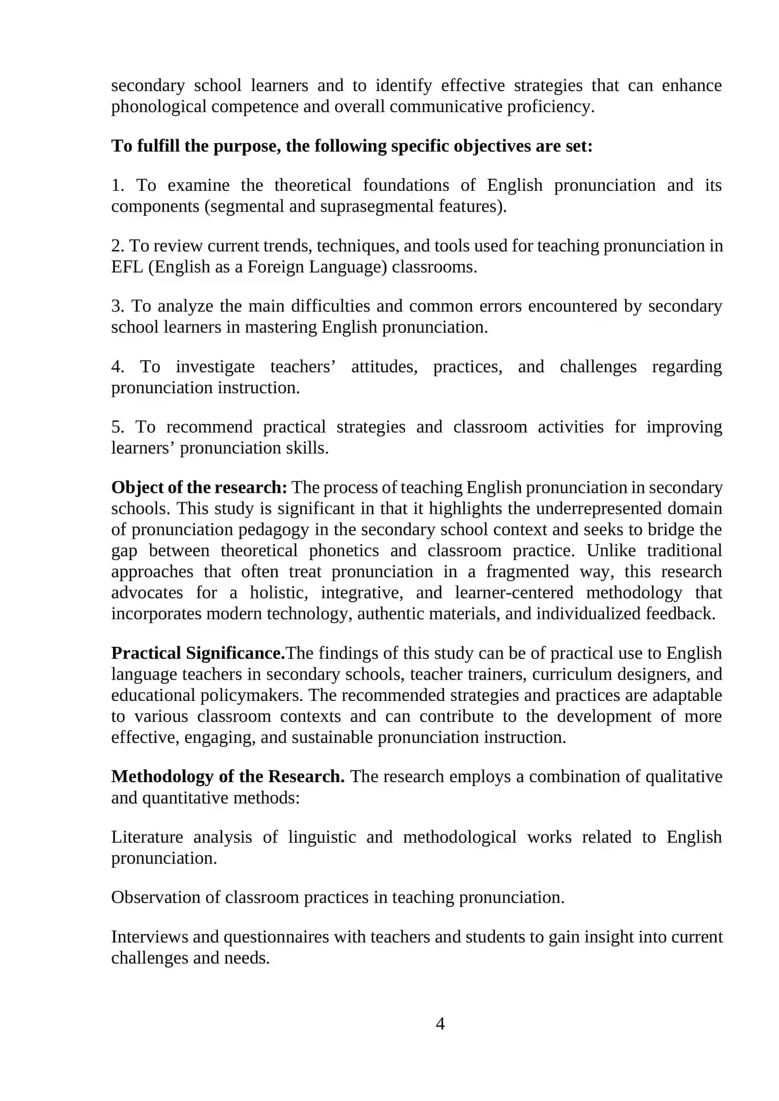 Developing pronunciation skills of the secondary school learners 4