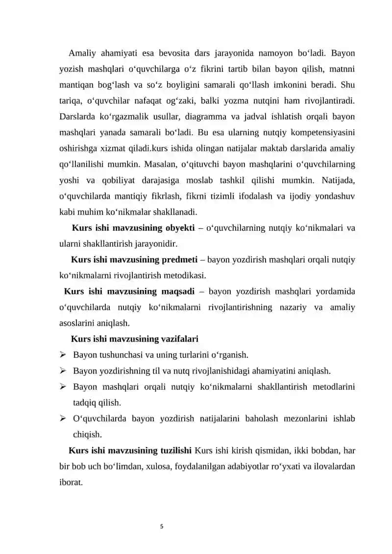 Bayon yozdirish orqali nutqiy ko‘nikmalarni rivojlantirish 4