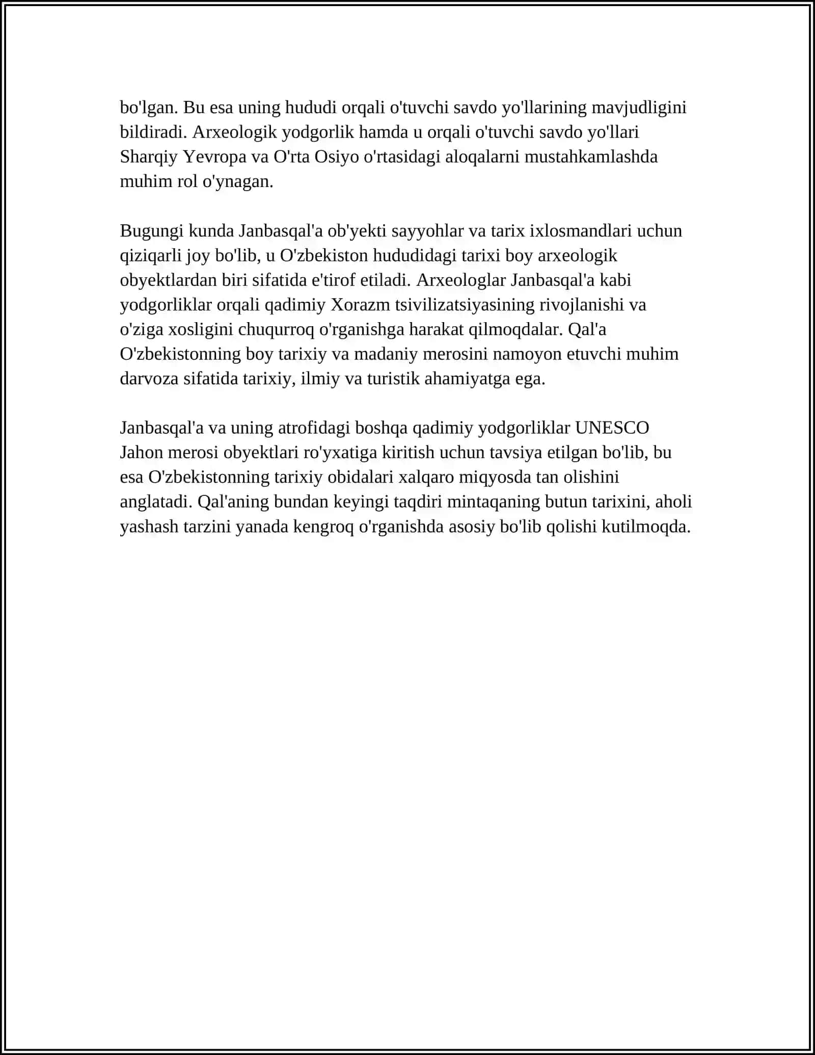 OʻZBEKISTONNING ILK TEMIR DAVRI ARXEOLOGIYA YODGORLIKLARI 4