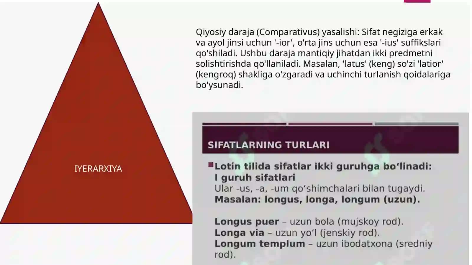 Sifat darajalari 4