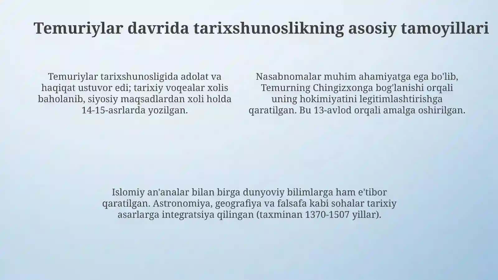Temuriylar tarixshunosligi 4