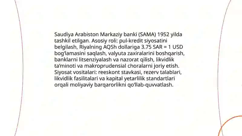 Saudiya Arabistoni moliya tizimi va inqirozlari 4