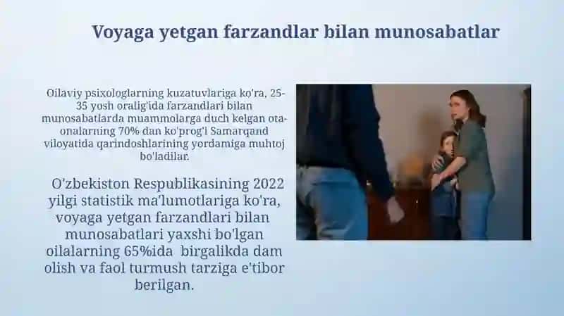 Oilada ota-ona va bola munosabatlarini shakllanishi va muammolari 4