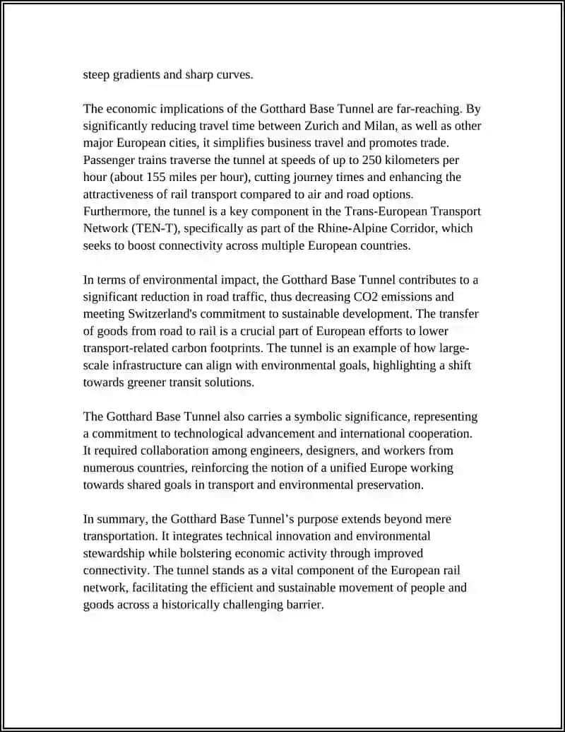 THE GOTTHARD BASE TUNNEL 4