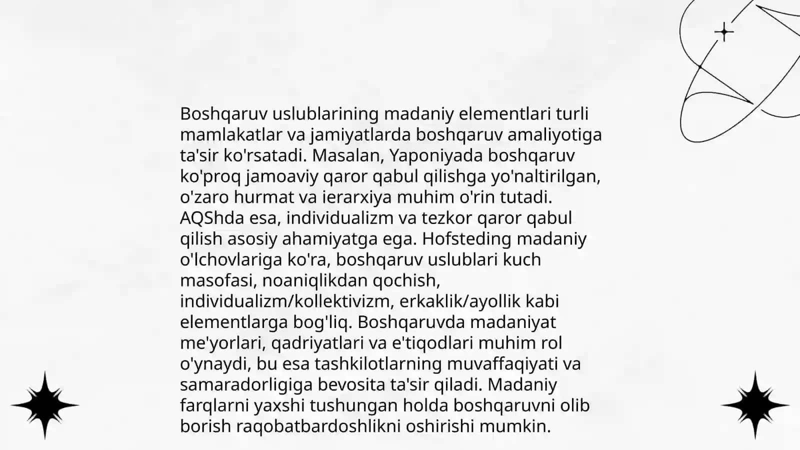 Raxbar hodimlarining boshqarish madaniyatini rivojlantirishi 4