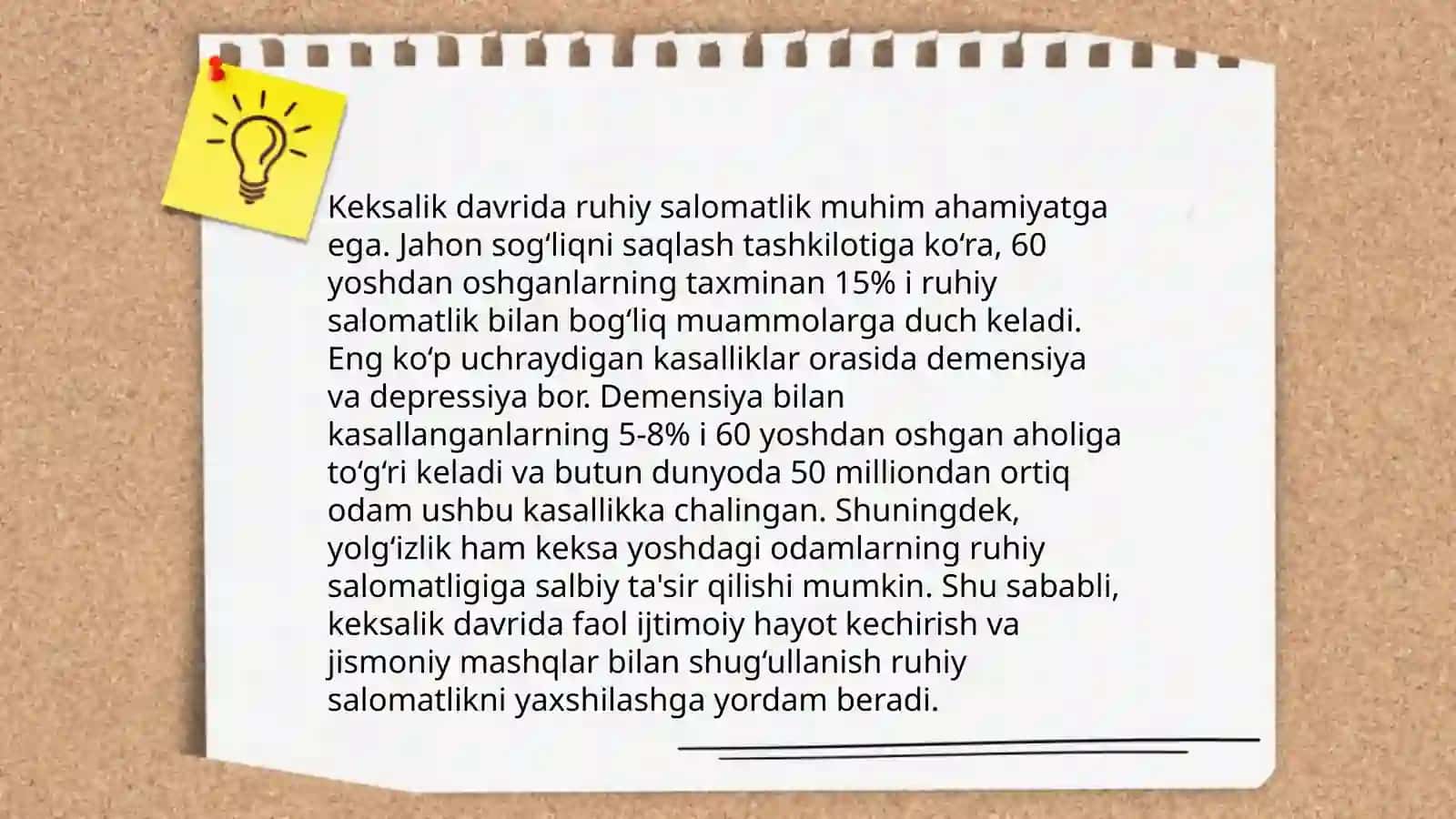 Qarilik davri muammolari 4