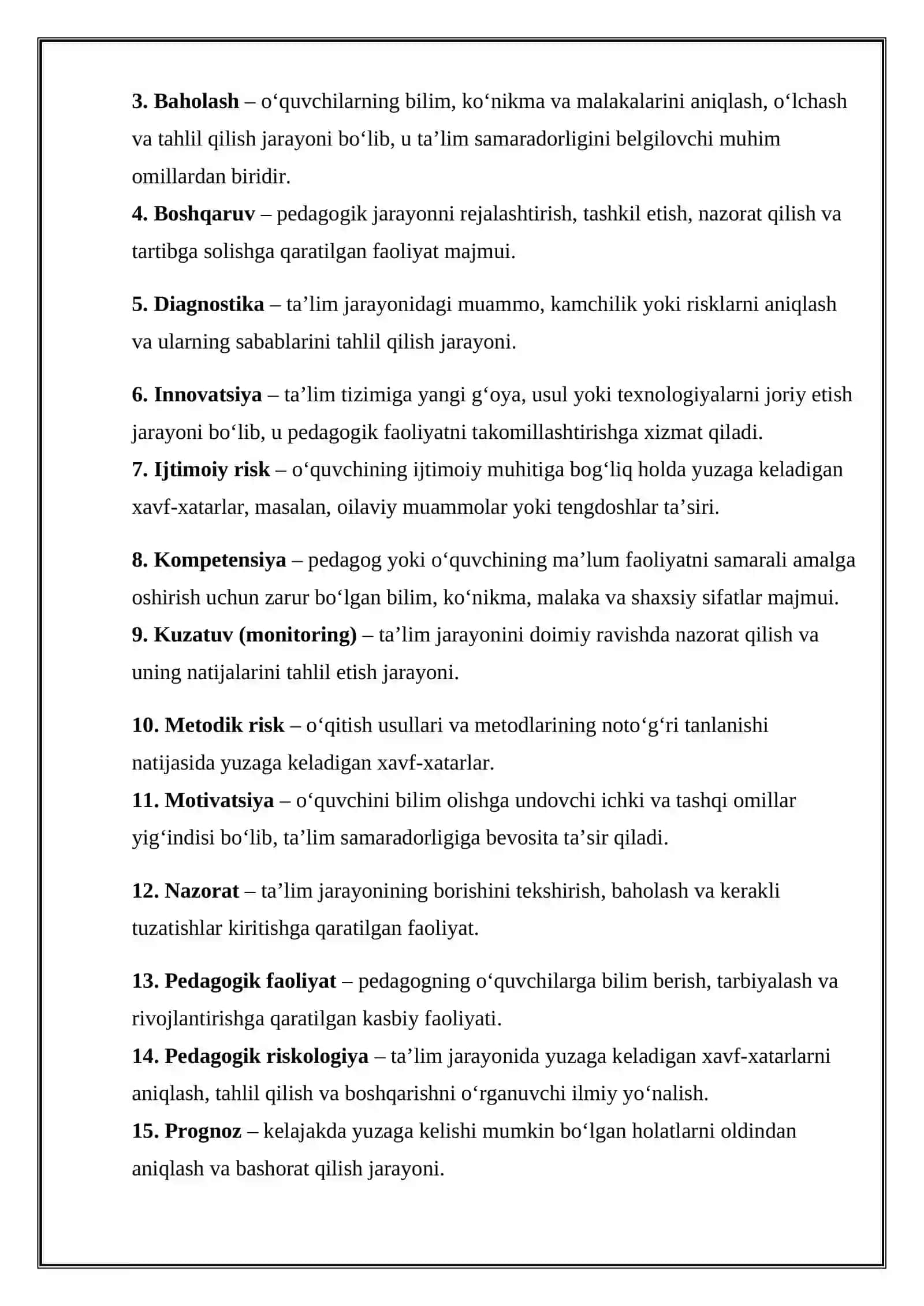 Pedagogik riskologiya fani yangi ilmiy tadqiqotning yo‘nalishi sifatida 4