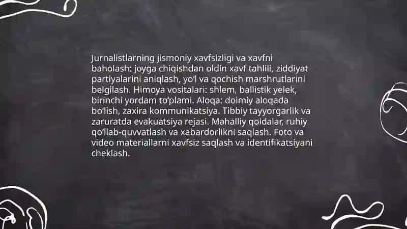 Ziddiyatli vaziyatlarda jurnalistika 4