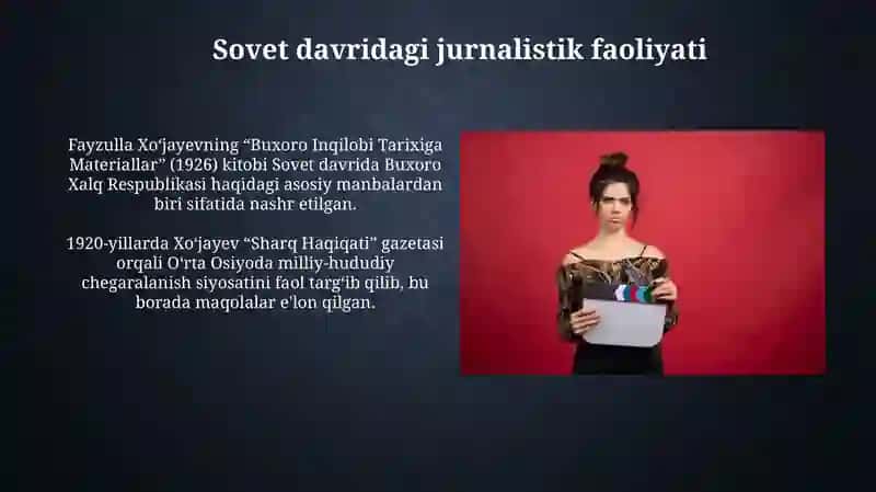 Fayzulla Xo'jayev-sho'ro davri jurnalisti 4