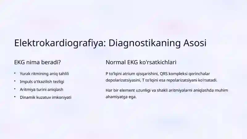 Yurak Ritmi Buzilishlari (Aritmiyalar) Propedevtikasi 4