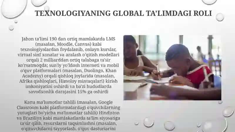 Xorijiy mamlakatlarda talim taraqqiyotining asosiy yonalishlari.va ilgor xorijiy tajribalar 4